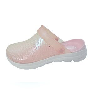 Skechers Foamies Clog Go Walk 5 Light Pink Slip On Comfort Sandals
